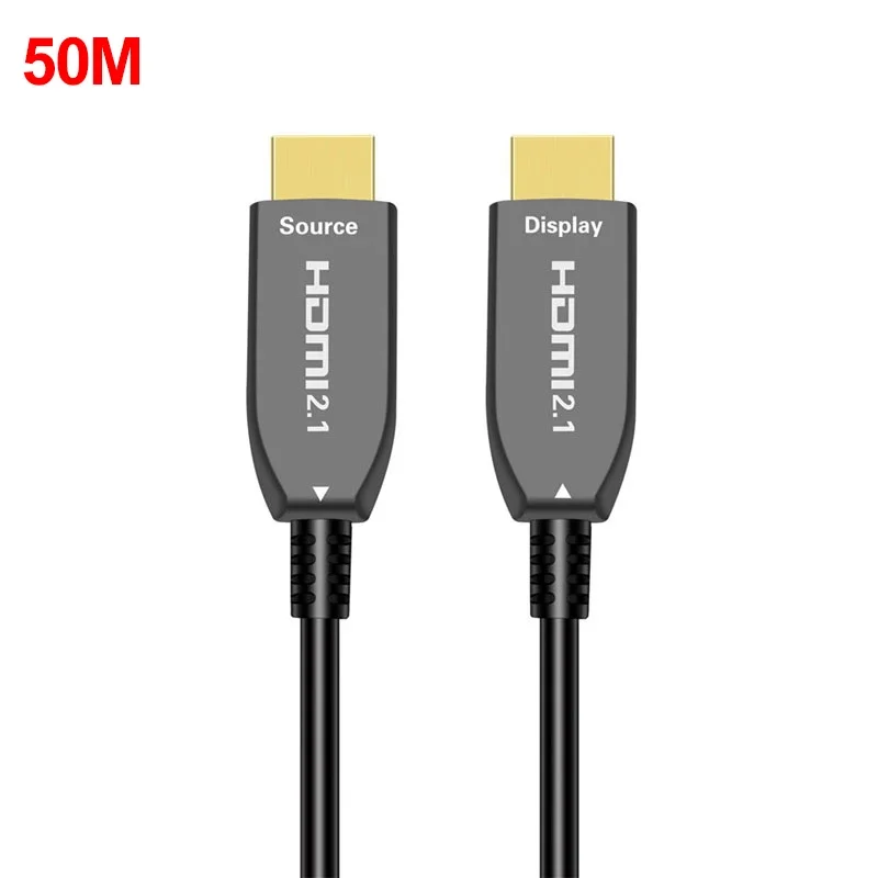 

Justlink 50M UHD 8K Fiber Optic HDMI 2.1 AOC Cable Ultra High-Speed HDR 4K HDMI Cable Supports 8K 60Hz For TV Projector