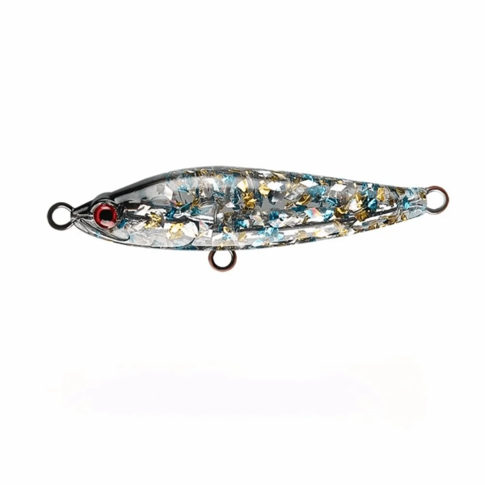 Nouveaux leurres de pêche en résine, réfléchissants au laser, lestés, 7 cm, 17 g, sans hameçon, Swimbait.