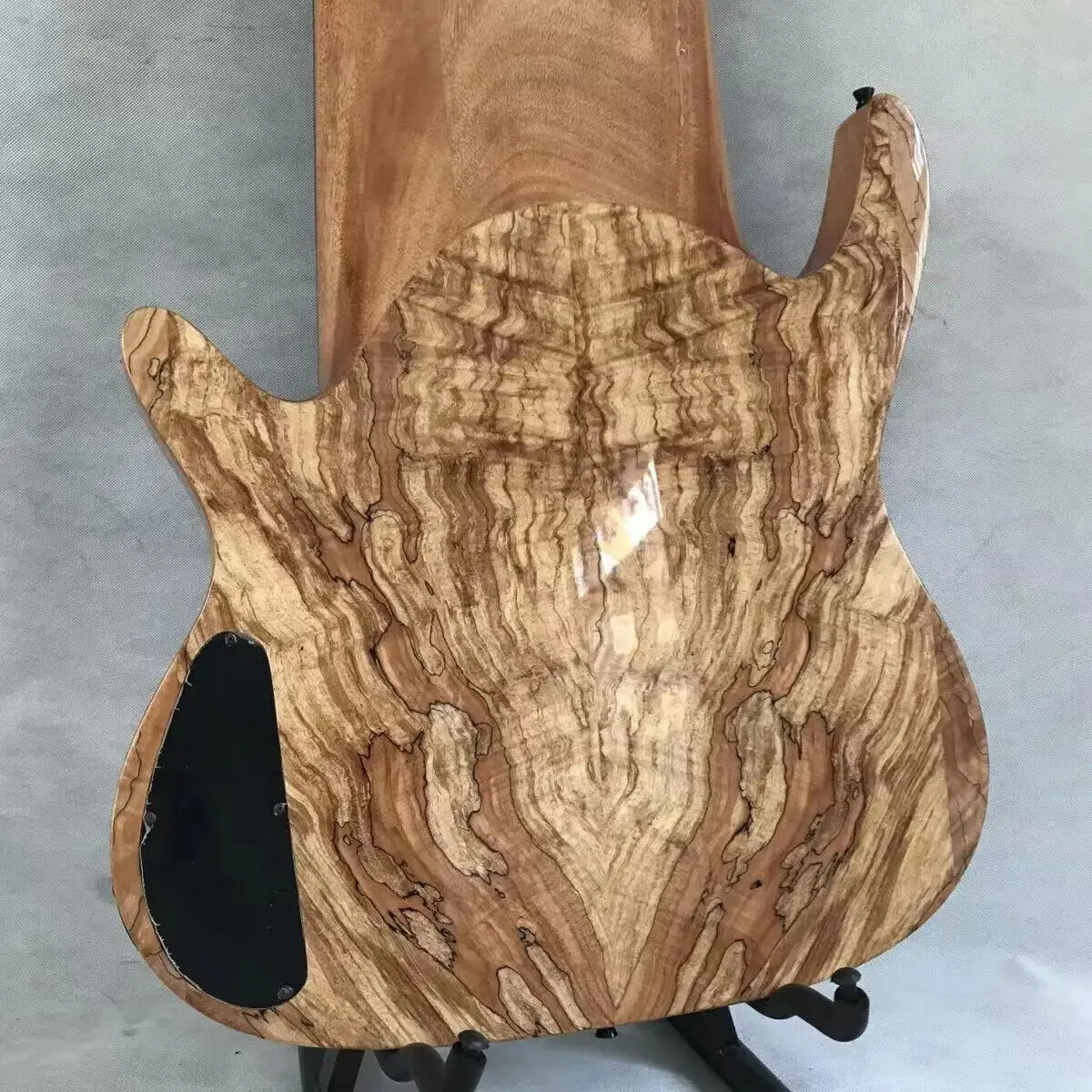 جيتار كهربائي مكون من 17 سلسلة مصنوع يدويًا من الجسم والرقبة من خلال الجسم 24 فريتس من خشب الماهوجني جيتار احترافي #6