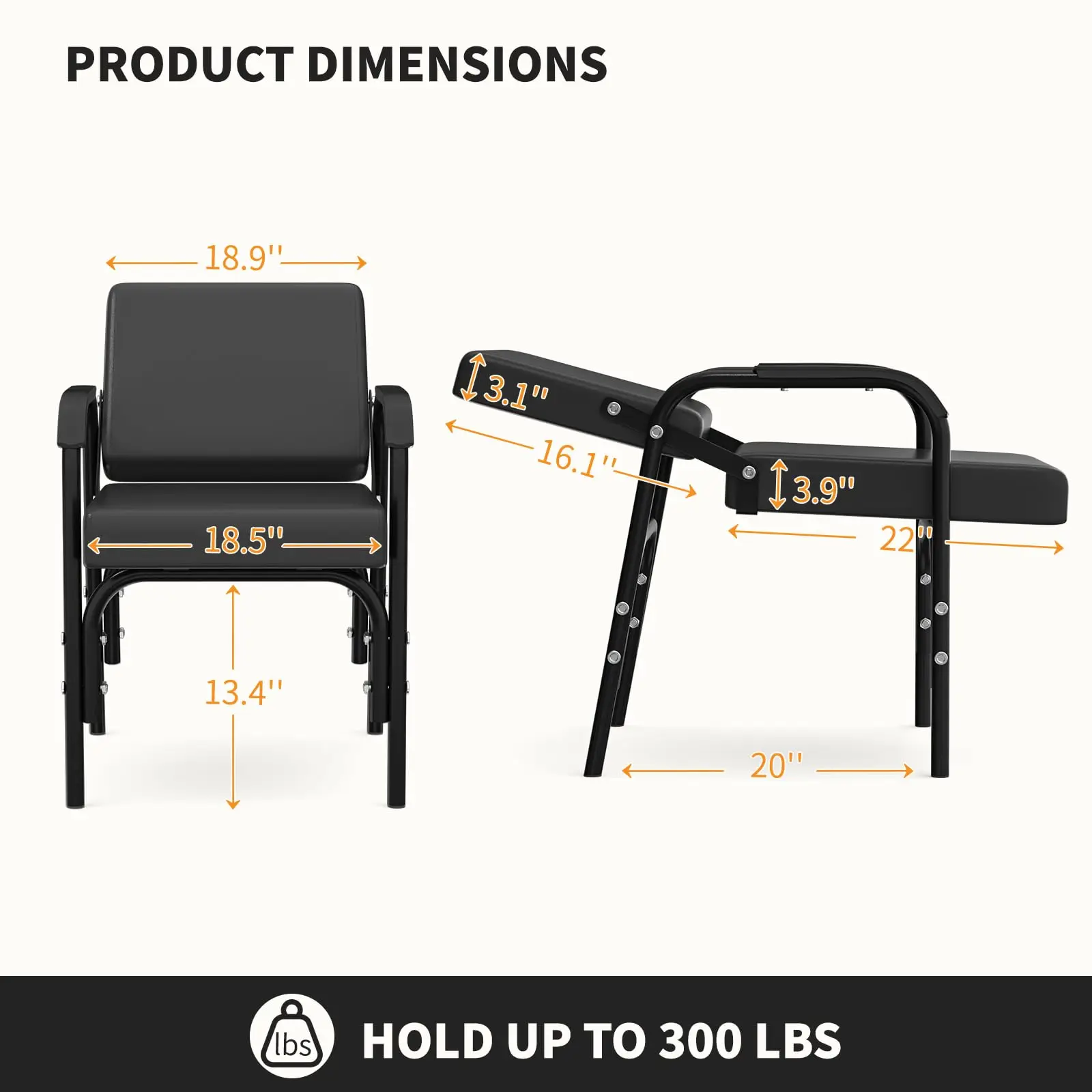 Reclining Shampoo Chair, Portable Salon Chair for Hair Washing