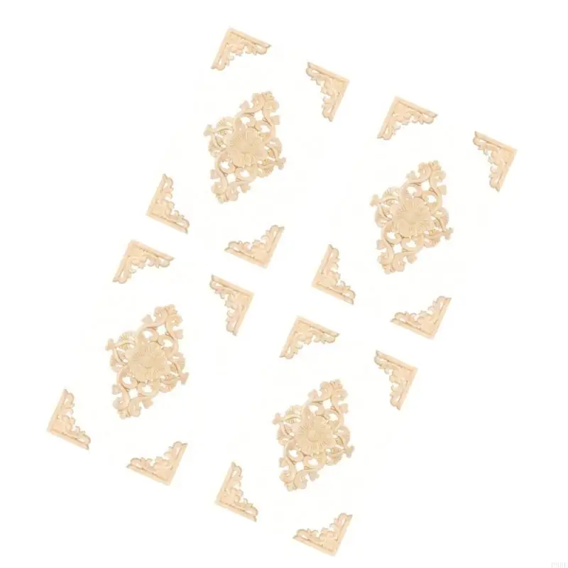 P88f декоративные деревянные приспособления акцент на двери шкафа европейский мастерство