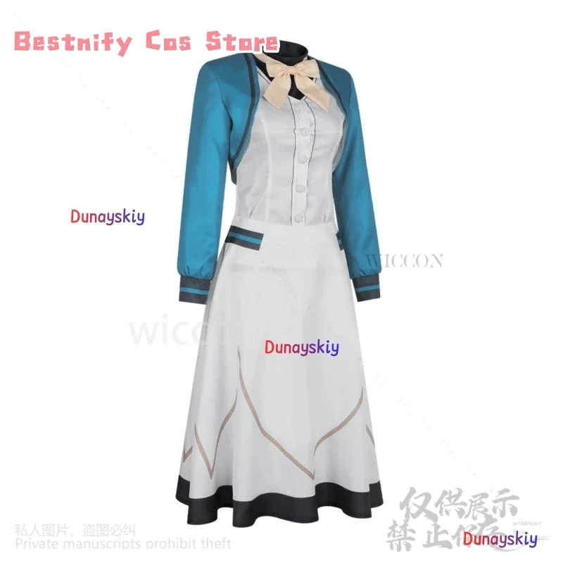 CosplaySilent الساحرة تأثيري مونيكا Evaret أنيمي زي مدرسي فستان النمط البريطاني لوليتا التنانير الطويلة السحرية أناقة الهالوين