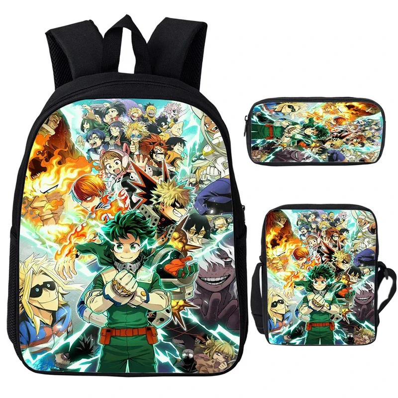 Mijn Held Academia Rugzakken Jongens Meisjes Anime Tas Kinderen Boku No Hero Academia Schooltas 3 Stks/set Waterdichte Studenten Boekentas