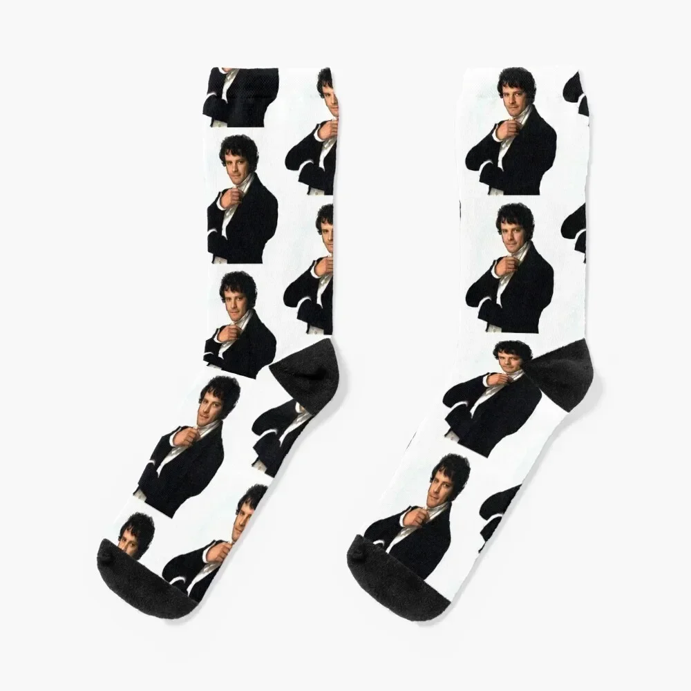 Colin Firth as Mr Darcy in Pride & Prejudice Socks professional running hockey Sports moving stockings Socks Female Men's