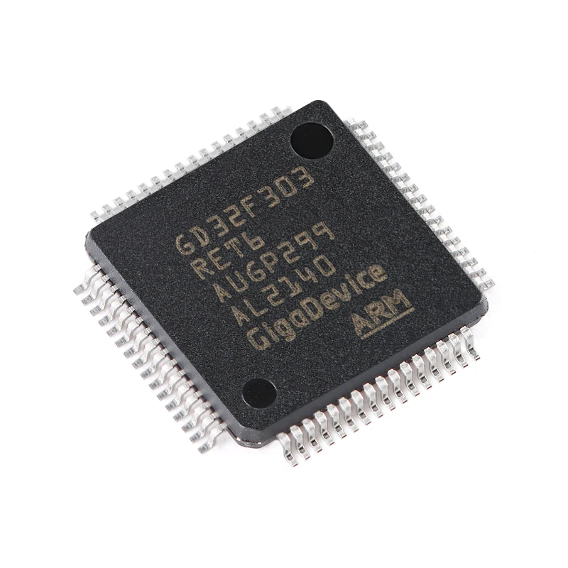 Free shipping  GD32F303RET6 LQFP-64 ARM Cortex-M4 32-MCU   10PCS