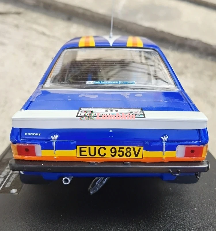 Sunstar-coche de carreras de aleación, modelo coleccionable clásico Oldsmobile Racing, escala 1:18, para Platinum EScort RS1800 WRC1979 19 #