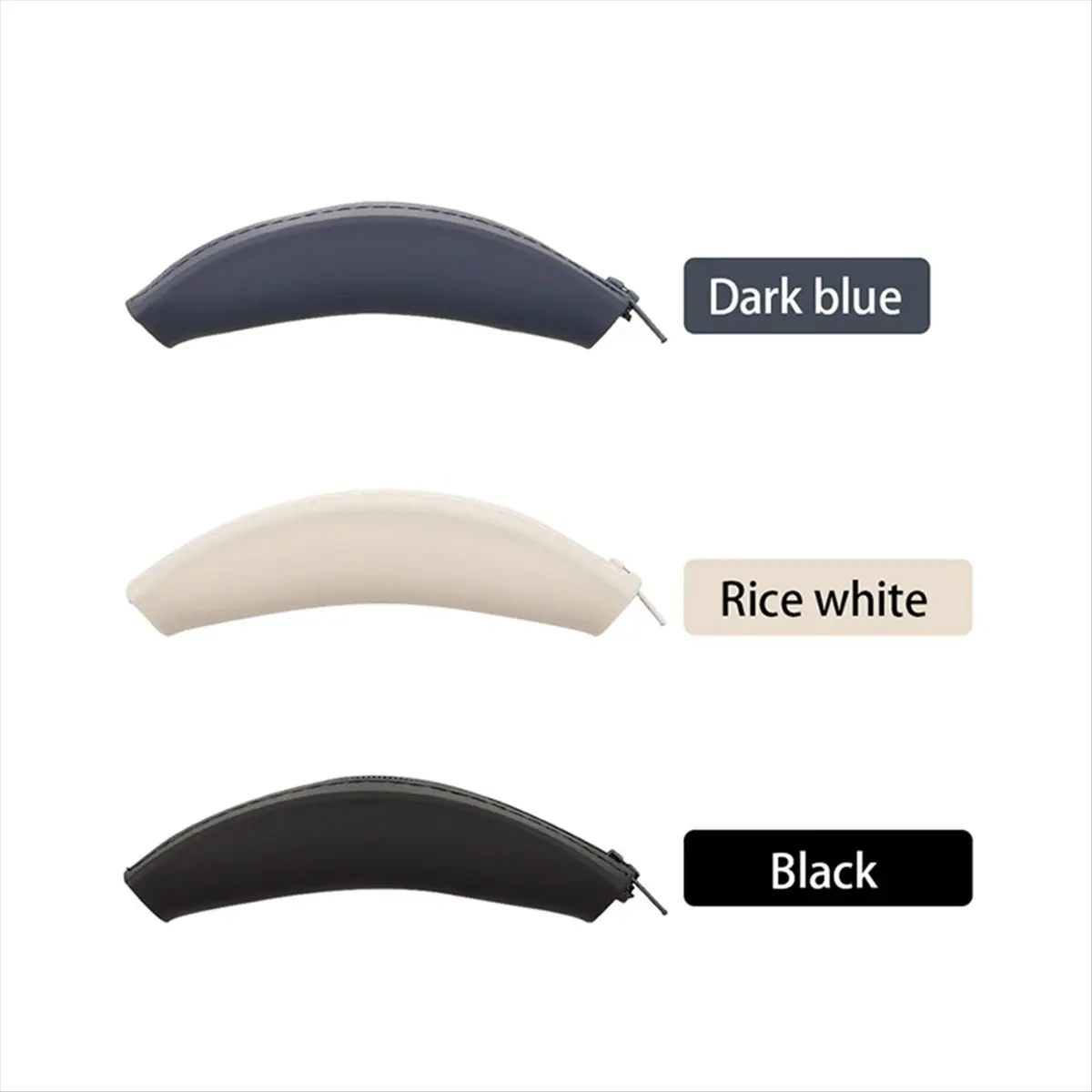 (ABDH) Almohadillas de silicona para auriculares Anker Soundcore Space Q45/Life Q30 Q35, funda protectora, orejeras, piezas de reparación de diademas C