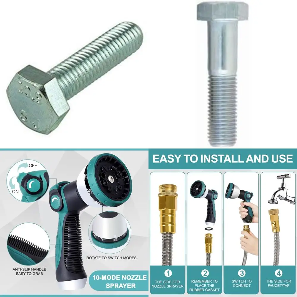 

Coarse Thread Fully Threaded Zinc Plated Metric Class 8.8 Hex Cap Screws M8-1.25 x 10mm, 300 Pieces, DIN 933 Standard