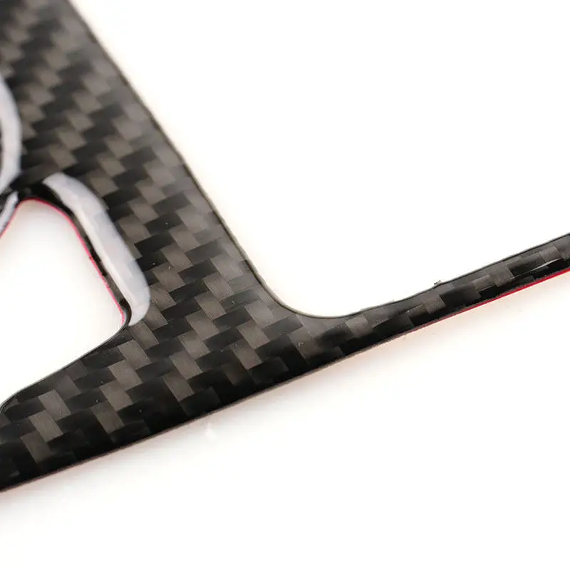 Car Accessories Soft Carbon Fiber Central Gear Shift Panel Frame Trim For Audi Q7 2007 2008 2009 2010 2011 2012 2013 2014 2015