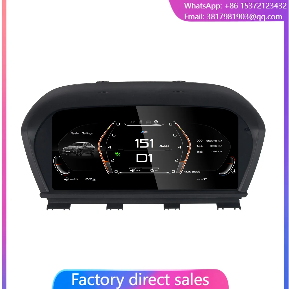 

Digital Cluster For BMW 1/2 Series X1/X2 F20/F21/F22/F23/F39/F44/F45/F46/F48/F49/F52/F87 LCD Dashboard Speedometer Plug And Play