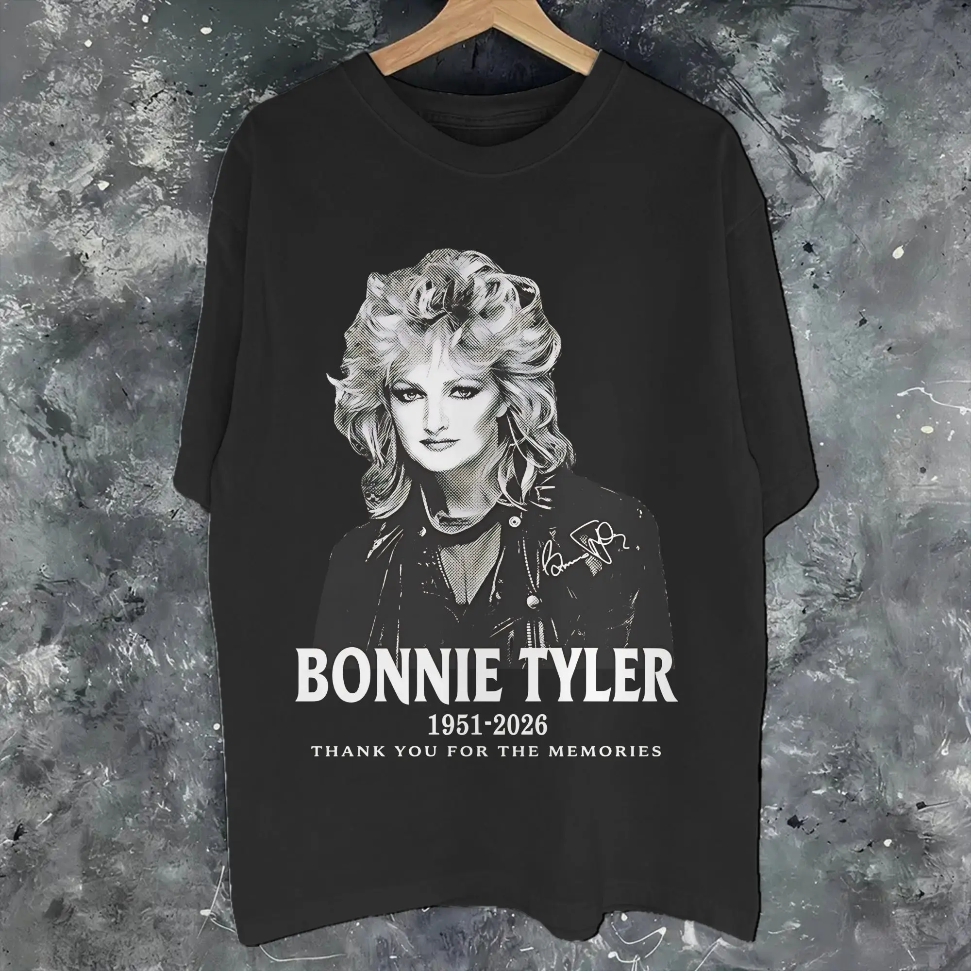 Men Women Fashion rip Bonnie Tyler  1951 2026  Tee T Shirt 100% Cotton  T-shirts Clothing