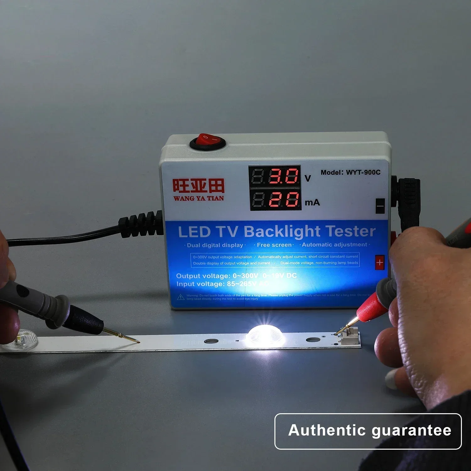 Imagem -05 - Multiuso tv Backlight Strips Beads Medição de Corrente e Tensão Ferramentas de Reparo Gratuitas Novo Saída 0300v