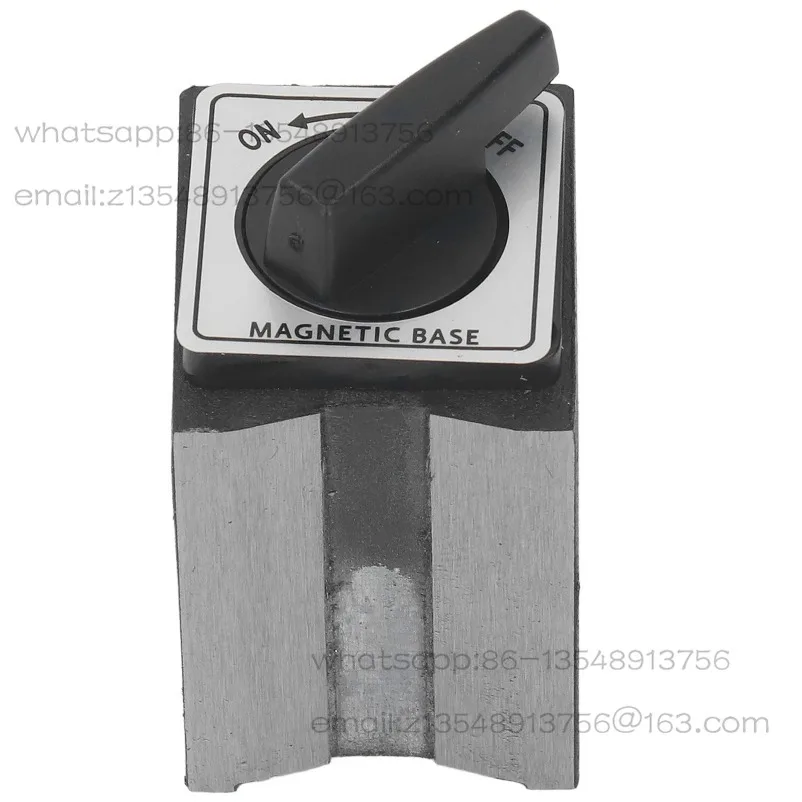 Magnetic Base Stand Base Holder High Hardness 33lb M5 Threaded Dial V Indicator Magnetic Base Stand Magnetic Holder Bed - view 2