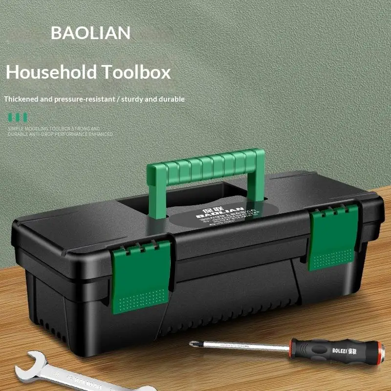 NEW 10Inch Tool Box Plastic Tool Storage Case For Carpentry Electrical Repairs Tool Handheld Toolbox Storage Box Plastic Toolbox