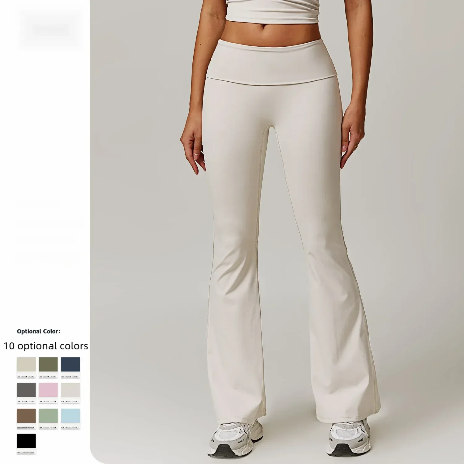 

2025 Women's High Waist Bell-bottom Yoga Leggings | High Stretchy, Butt-Lifting, Breathable & Quick-Dry | Gym,Yoga Sports Tights