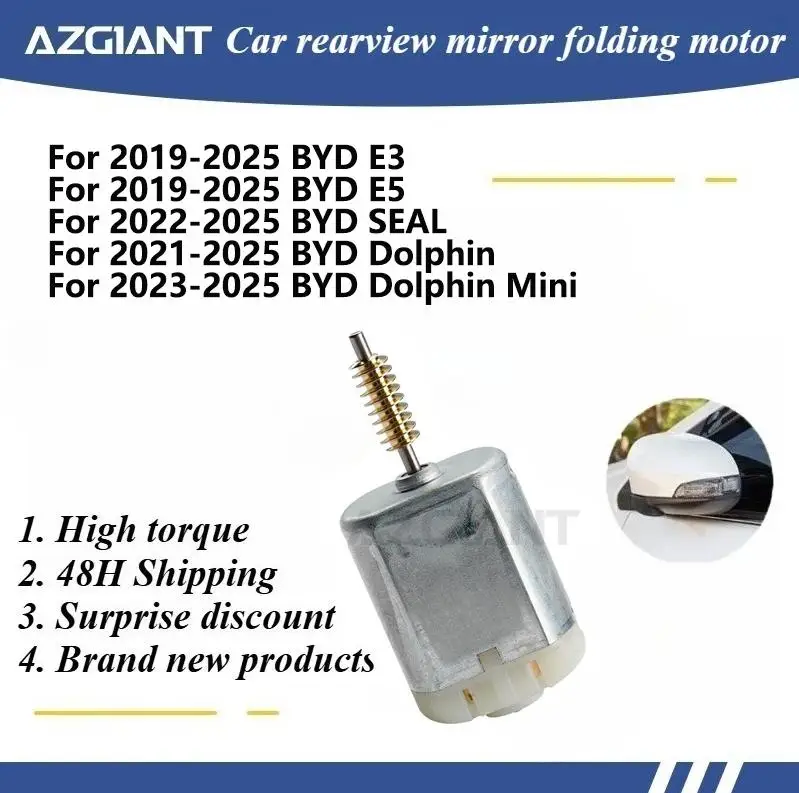 

For BYD E3/E5/SEAL/Dolphin/Dolphin Mini Fiat Freemont Car Power Folding Mirrors R 12V Motor car accessories FC-280SB-16220