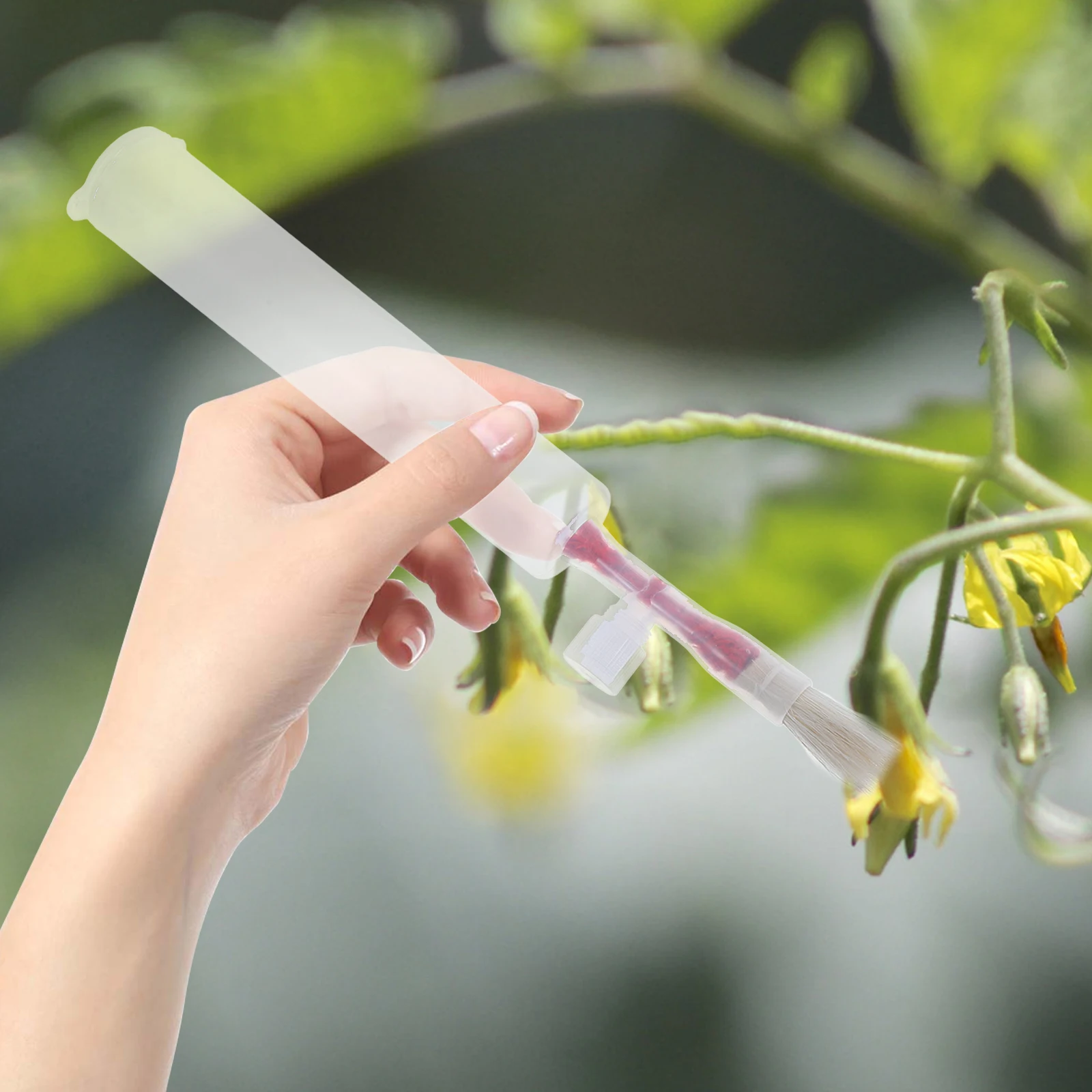 

Tomato Pollination Tool Manual Vegetable Fruit Planting Tool Hand-Held Efficient Crop Yield Enhancer