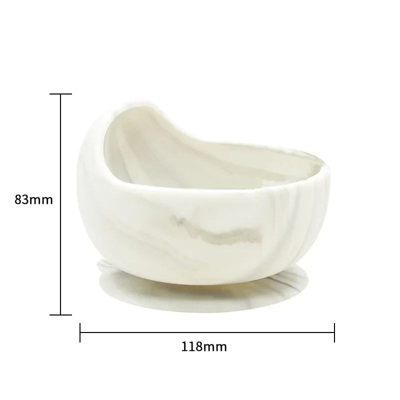 Baby Suction Cup Silicone Bowl Tableware Children\'s Tableware Baby Feeding Tableware Supplementary Food Bowl Children\'s Bowl