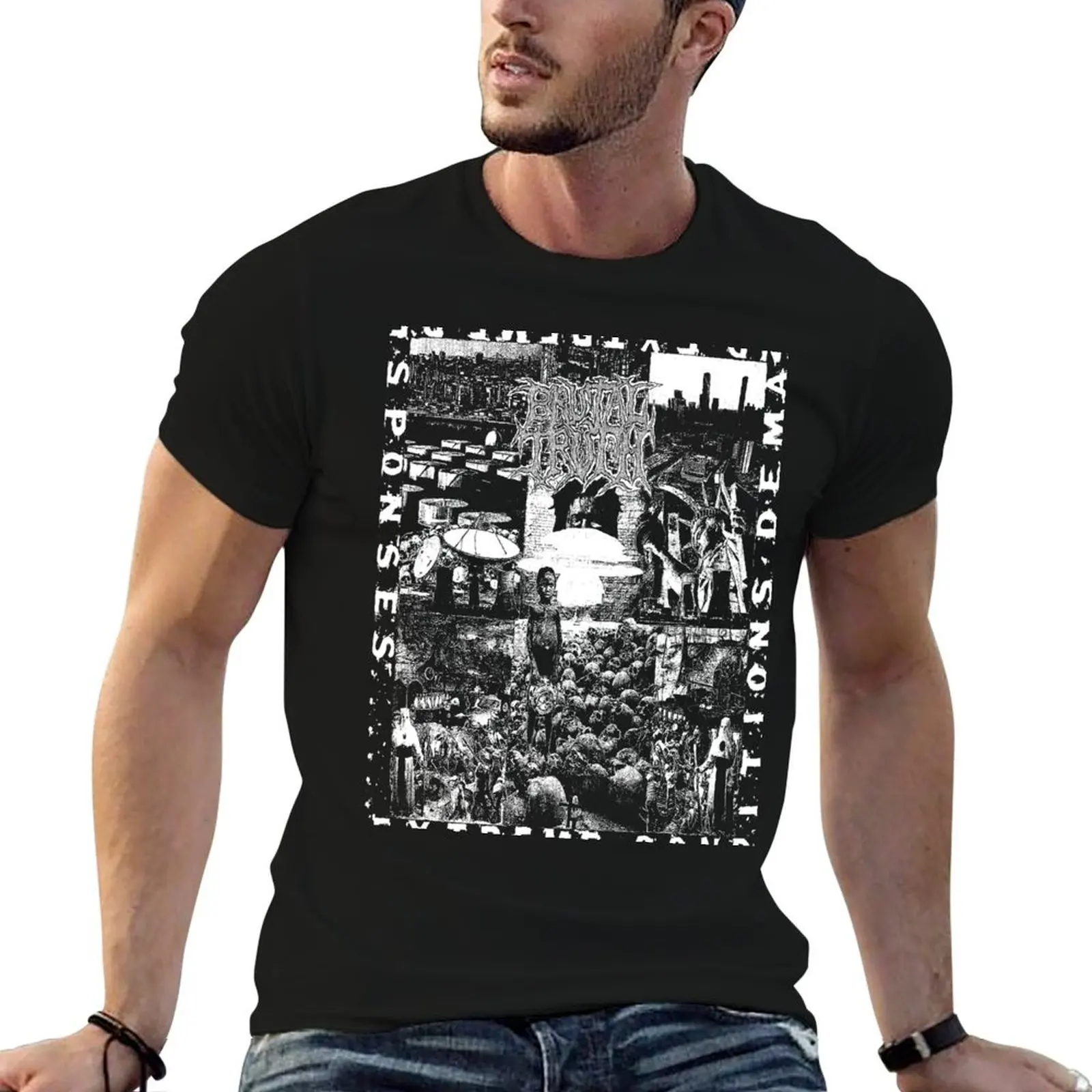 Brutal Truth T-Shirt Plus Size Basic Cotton T-Shirt