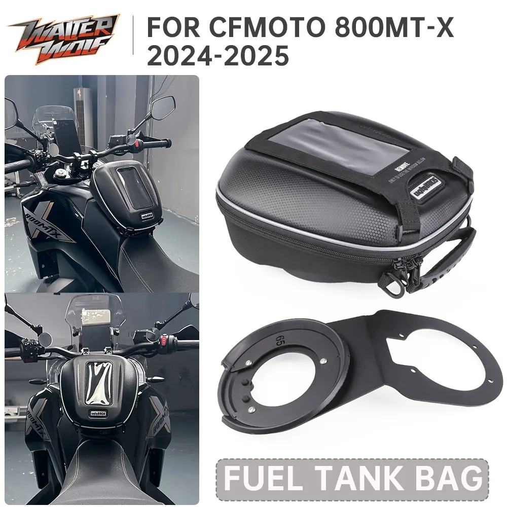 Motorcycle Waterproof Detachable Tanklock Fuel Tank Bag For CFMOTO 800MT-X 2024 2025 800 MT-X CF800MT-X Luggage Storage Cargo