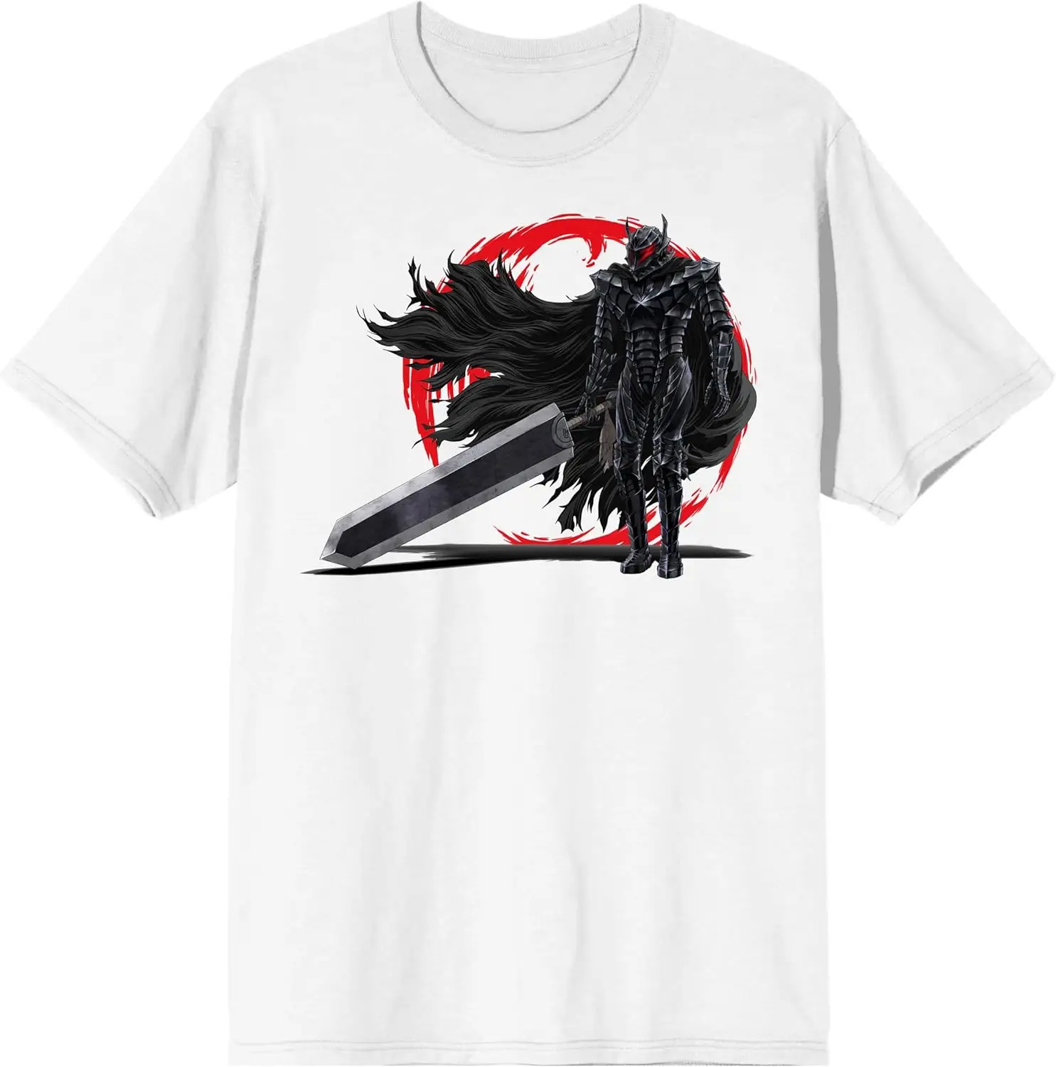 

Мужской белый графический принт Berserk Anime Character Guts