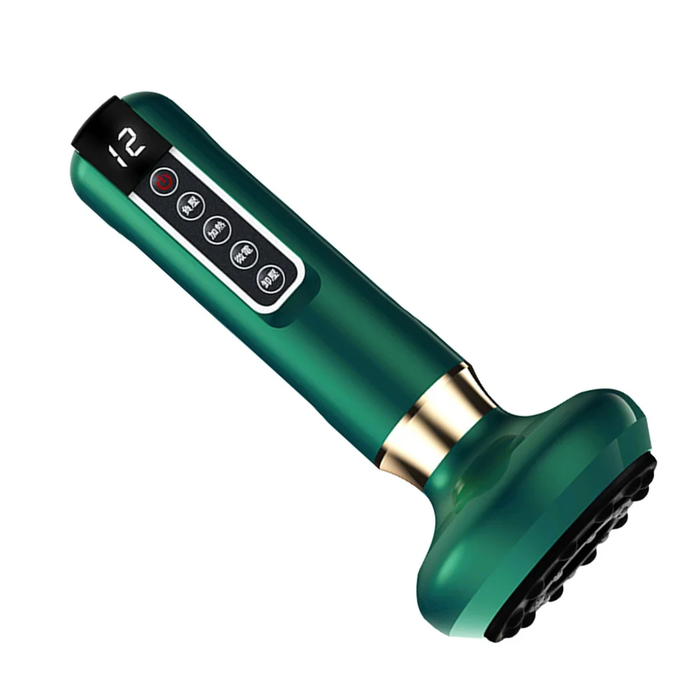 جهاز كشط كهربائي قابل لإعادة الشحن بالضوء الأحمر أداة علاج الحجامة اللاسلكية متعددة الوظائف مدلك الجسم لـ Guasha #1