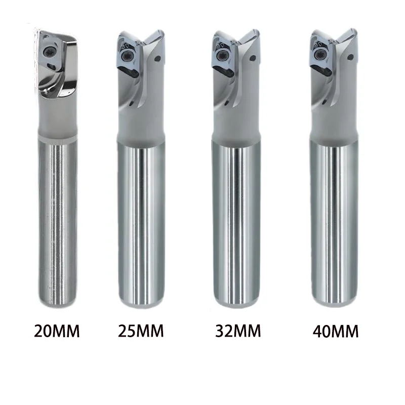 Carbide indexable milling cutter XEKT19-C25-25-150-2T XEKT19-32-M16 for high speed copper-aluminum roughing for XEKT19M508FR-MA