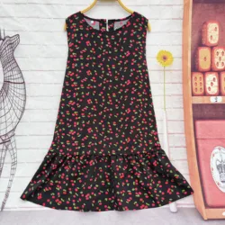 Vestido corto informal De verano para mujer, minivestido femenino De Fiesta, Vintage