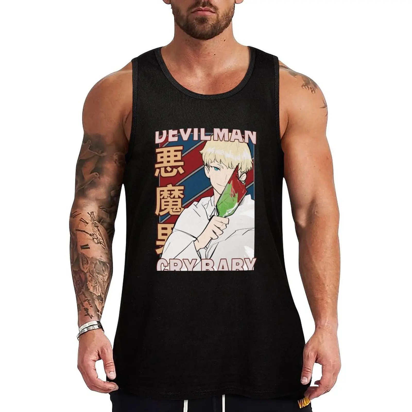 Ryo Asuka Devilman Crybaby Аниме Дизайн | Подарочная майка, самые продаваемые товары, спортивная одежда, мужская футболка для спортзала, мужская футболка Ryo Asuka Devilman Crybaby Аниме Дизайн | Подарочная майка, самые продаваемые товары, спортивная одежда, мужская футболка для спортзала, мужская футболка