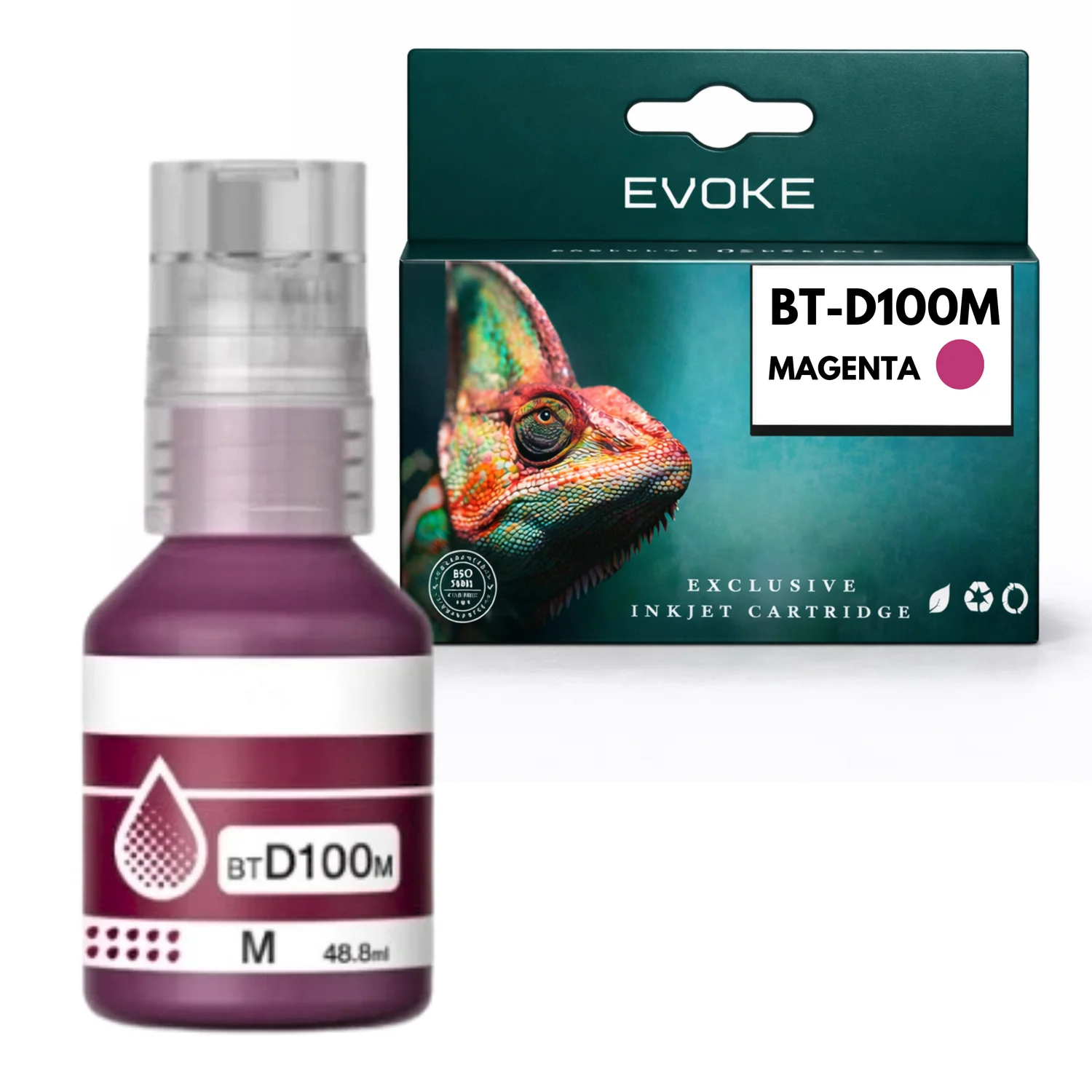 Evoke Compatibele Toner voor Brother D100 Btd100 Magenta 5000 Pagina's Dcp-T230 T430W T435W T436W