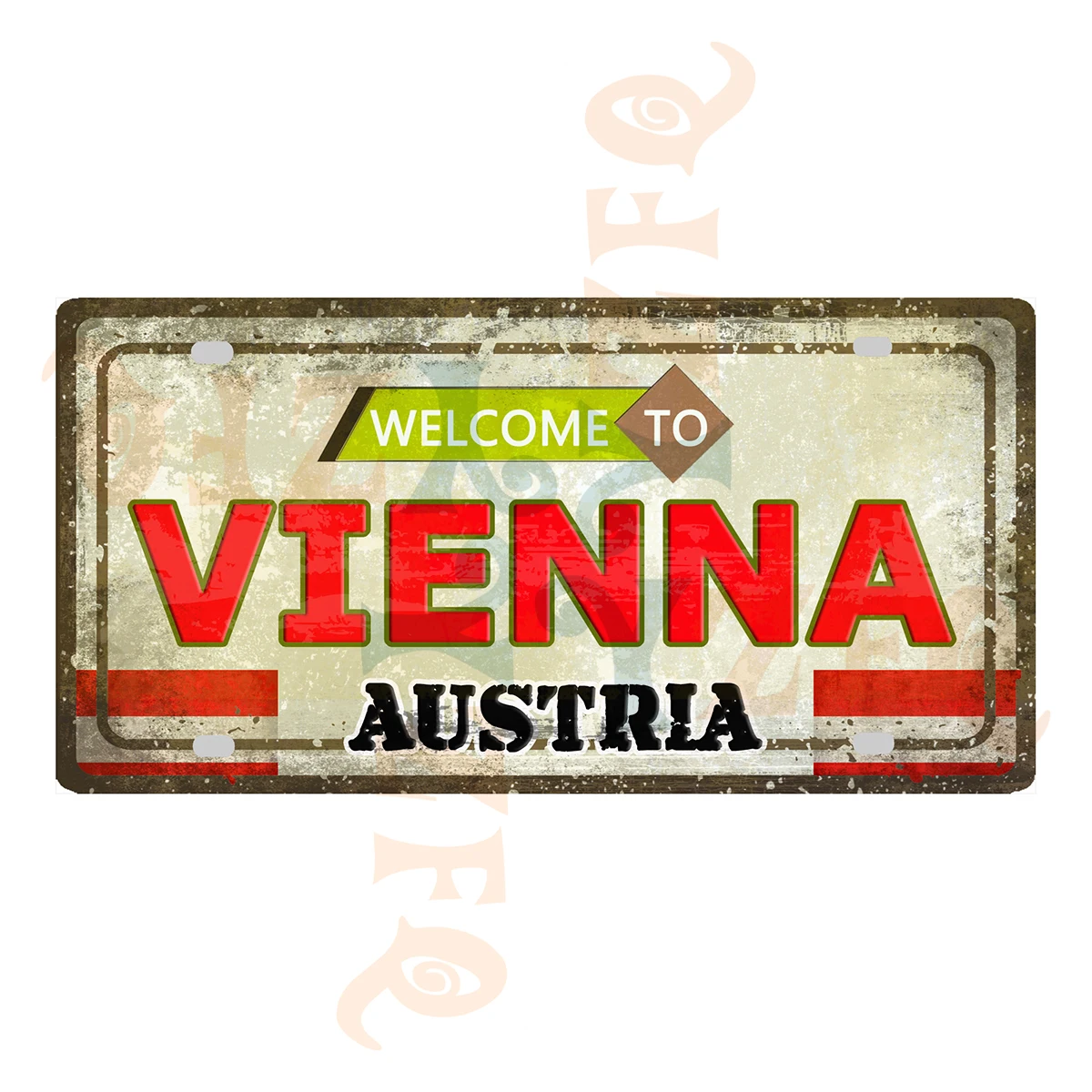 Toronto Vienna Oslo City Vintage Poster Metal Sign Tin Plate Travel Souvenirs Wall Bar Home Shop Decor Gift 30X15CM KL-0025B