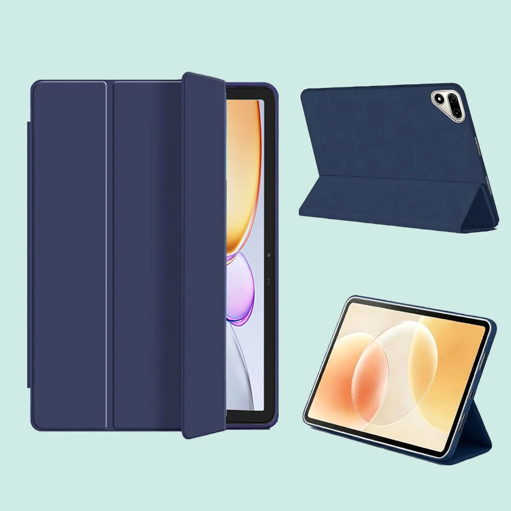 Case for 2026 Tecno Megapad SE 2 9.7-inch tablet case cover， Triple fold, TPU soft shell flat cover