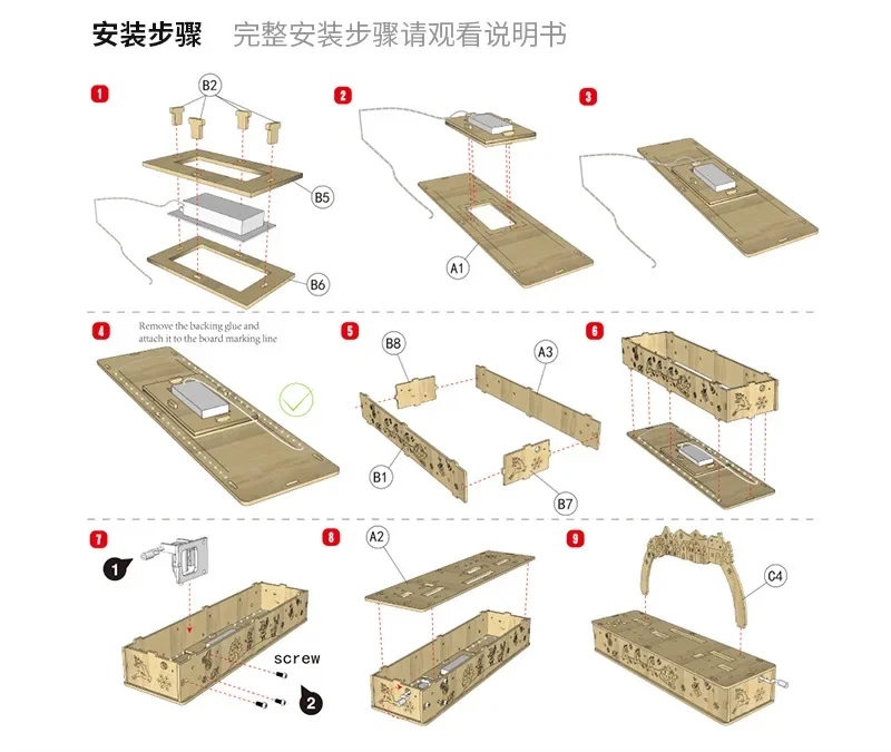 DIY 3D puzzles de árvore de natal, luz noturna LED, modelo de bloco de construção, jigsaw assembly, brinquedo artesanal para crianças e adultos