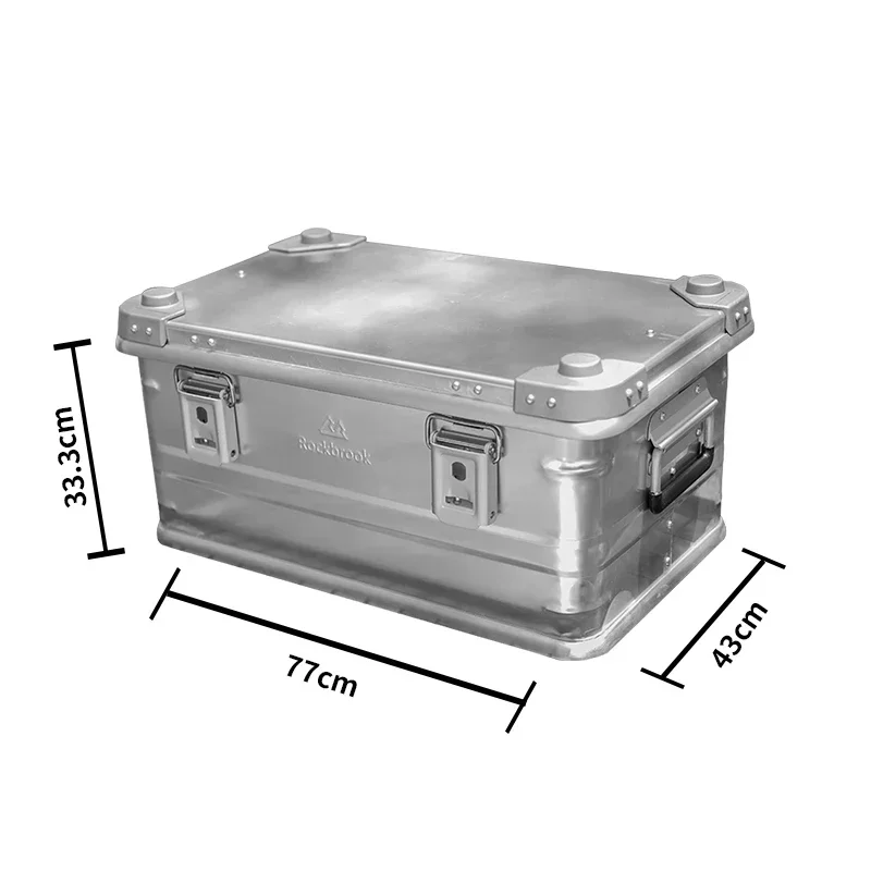 N15 50L 30L/50L/95L Meat Storage Containers Storage Box Aluminium Camping Bus Box Clothes Container Box