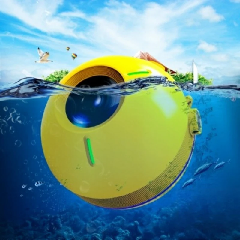 

Spherical floating body waterproof sports camera