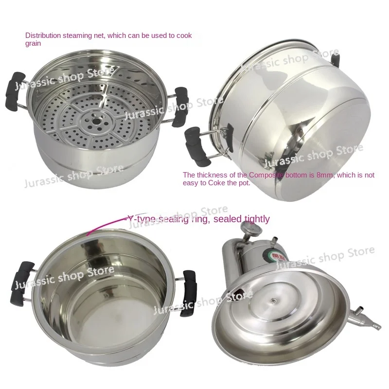 

Useful Stainless Steel 10L Water Alcohol Distiller Small Household Brew Kit Still Wine Brewing Machine Distillation Equipment