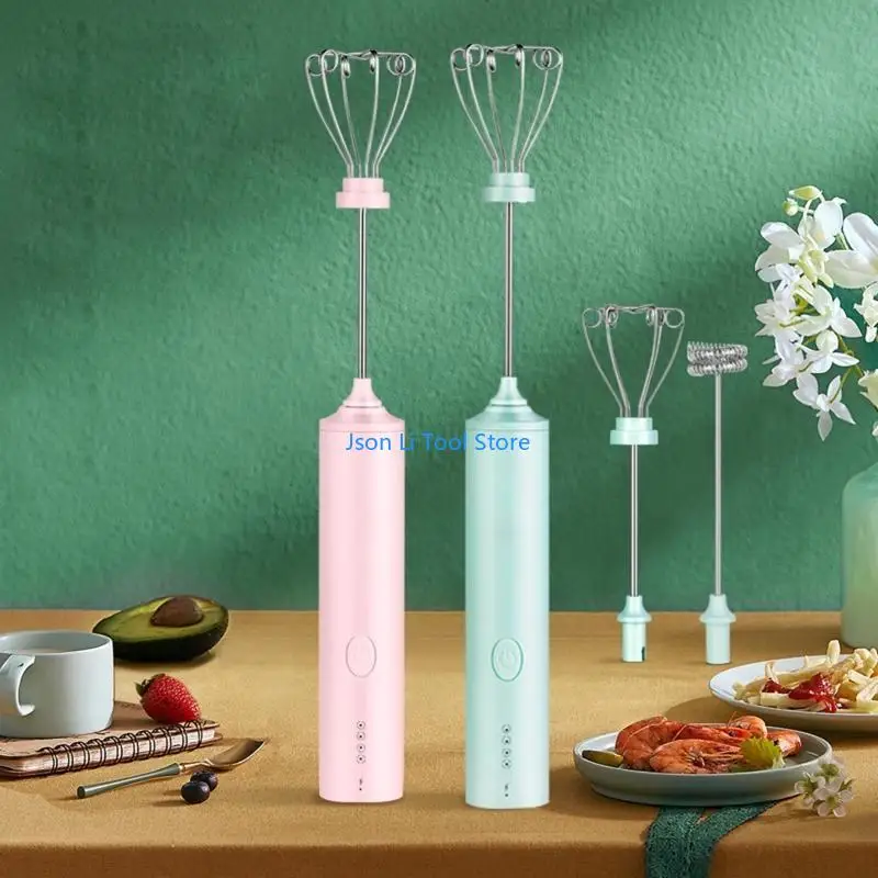 Y08D Miscelatore caffè ricaricabile corda uova elettrico battitore portatile