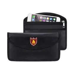 Portable Fireproof Waterproof Document Bag Envelope File Folder Cash Pouch Money Bag Safe Storage For Valuables Jewerly Cash