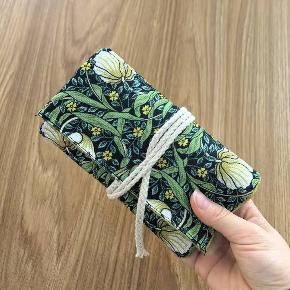 Vintage Flowers And Foliage Tarot Cards Storage Bag Tarot Table Cloth For Divination Oracle Angel Card Rune Storage Pouch