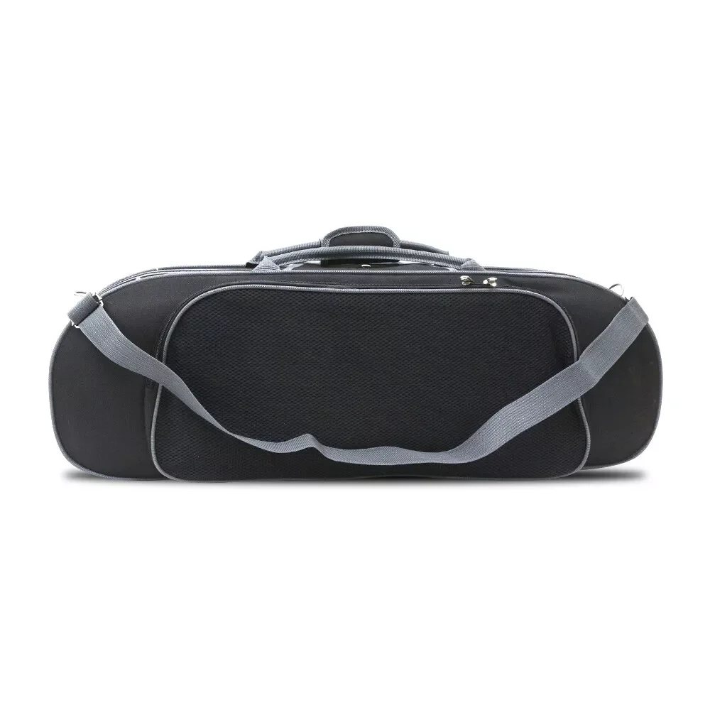 Violin Case New 4/4 Full Size Violin Hard Bag Built-in Hygrometer Ultralight 2 bow holders and adjustable shoulder straps #US