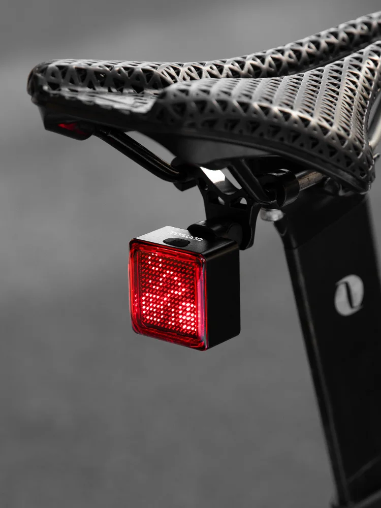AliExpress TOSUOD Cycling Taillight DIY Custom Pattern 1100mAh Type-C Charge IP55 Dustproof Waterproof Bike Taillight Brake Sensing Light