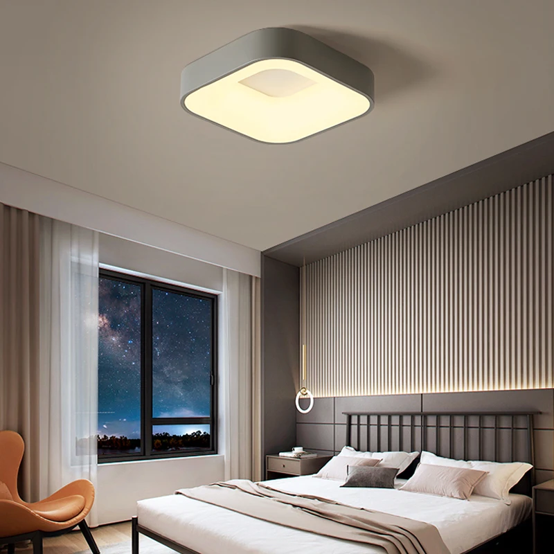 

Bedroom lamp Nordic led home ceiling lamp simple modern atmosphere minimalist master bedroom lamps and lanterns