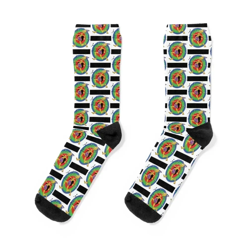 Panic note eater Socks funny gift Novelties Luxury Woman Socks Men's