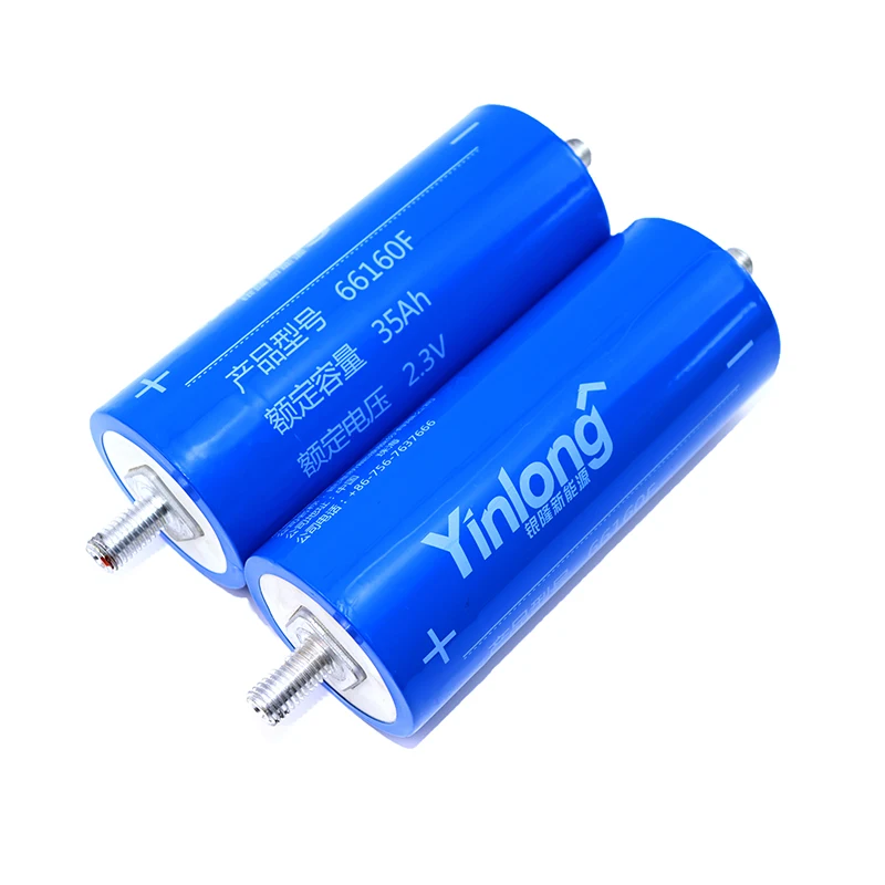 1-5PCS New 2.3V 35AH 66160 Original Yinlong Lithium Titanate LTO Battery 20C High Discharge DIY Solar RV Car Audio 25000 Cycles