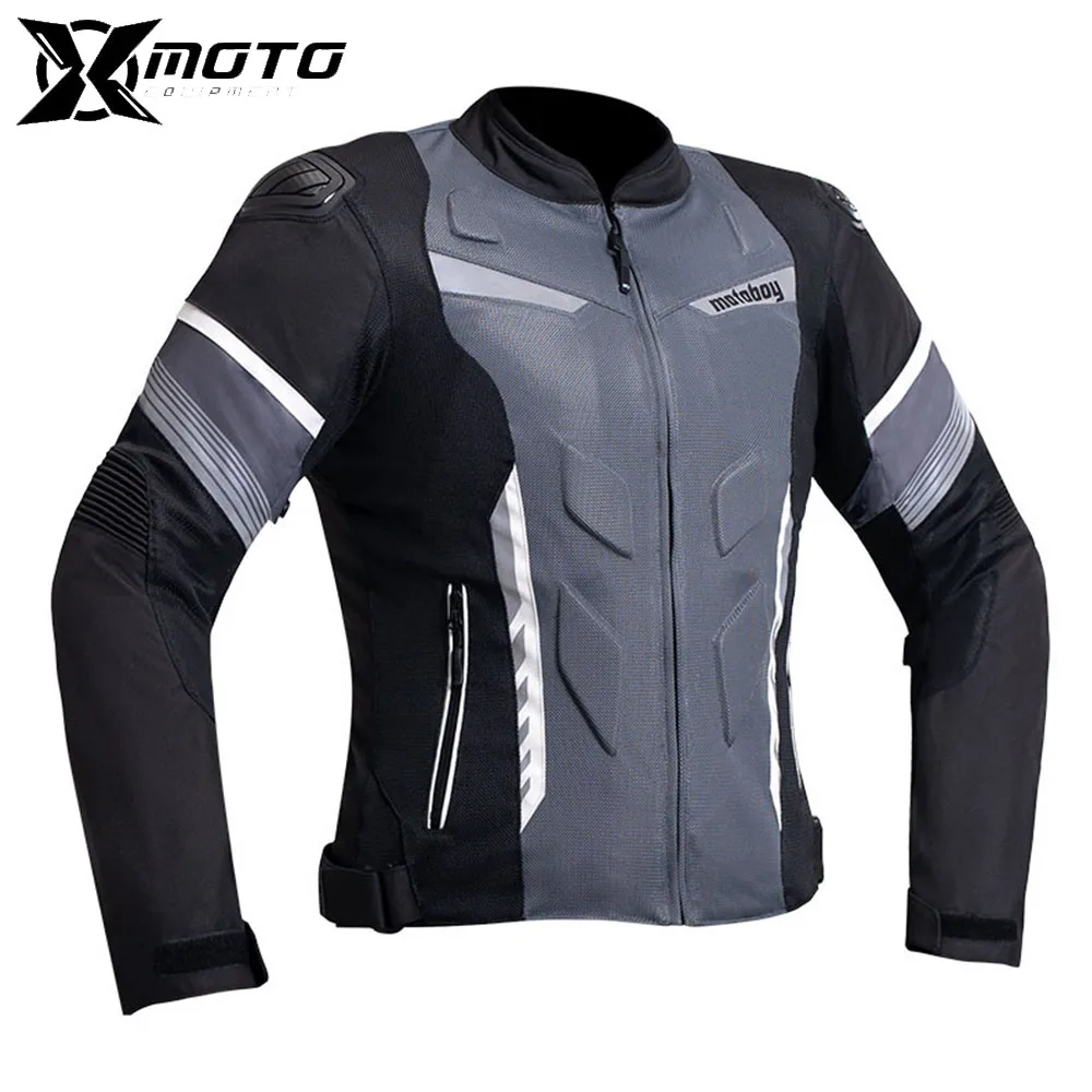 

Men Motorcycle Riding Jacket Motocycle Pants Summer Motocycle Breathable Waterproof Gear Protection Rally Suit Jacket