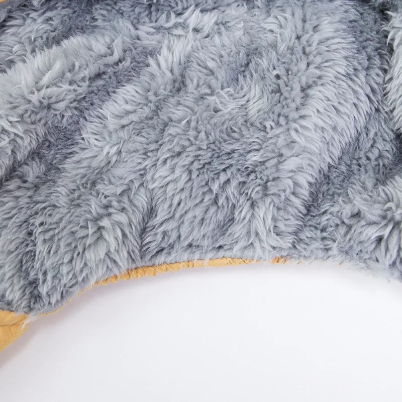 الكلب أسفل سترة ملابس الحيوانات الأليفة للكلاب المتوسطة الصغيرة القط شتاء دافئ الصوف معطف سميك جرو يندبروف عاكسة بذلة وزرة