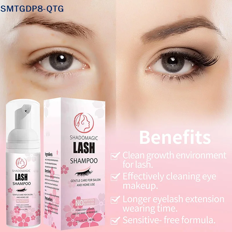 Eyelash Extension Foam Cleanser - HOT! Fast Cleaning Lash Shampoo For