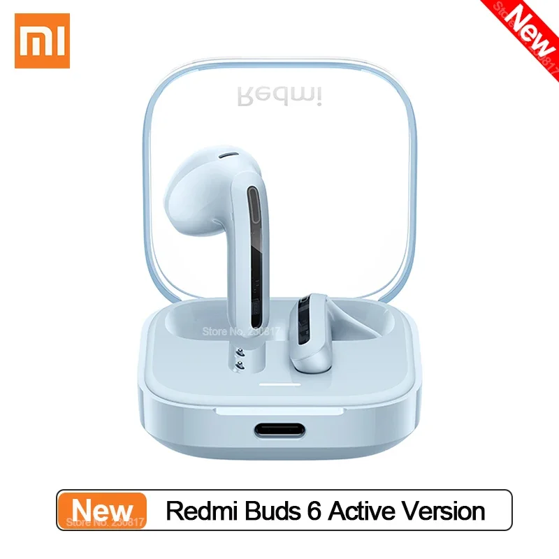 

Активная версия Xiaomi Redmi Buds 6, наушники с двойным микрофоном и шумоподавлением, Bluetooth 5,4, гарнитуры Type-C, поддержка приложения для наушников Xiaomi