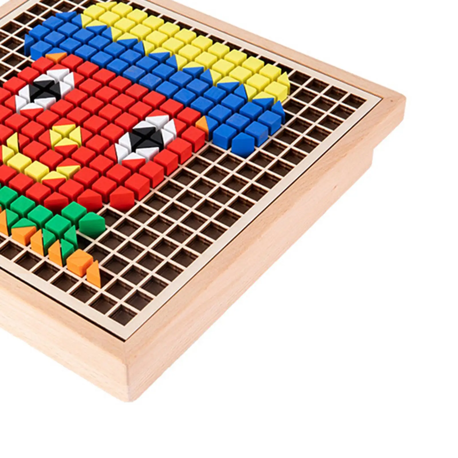 

Mosaic Peg Board Flying Chess Preschool Learning Toy for Toddler