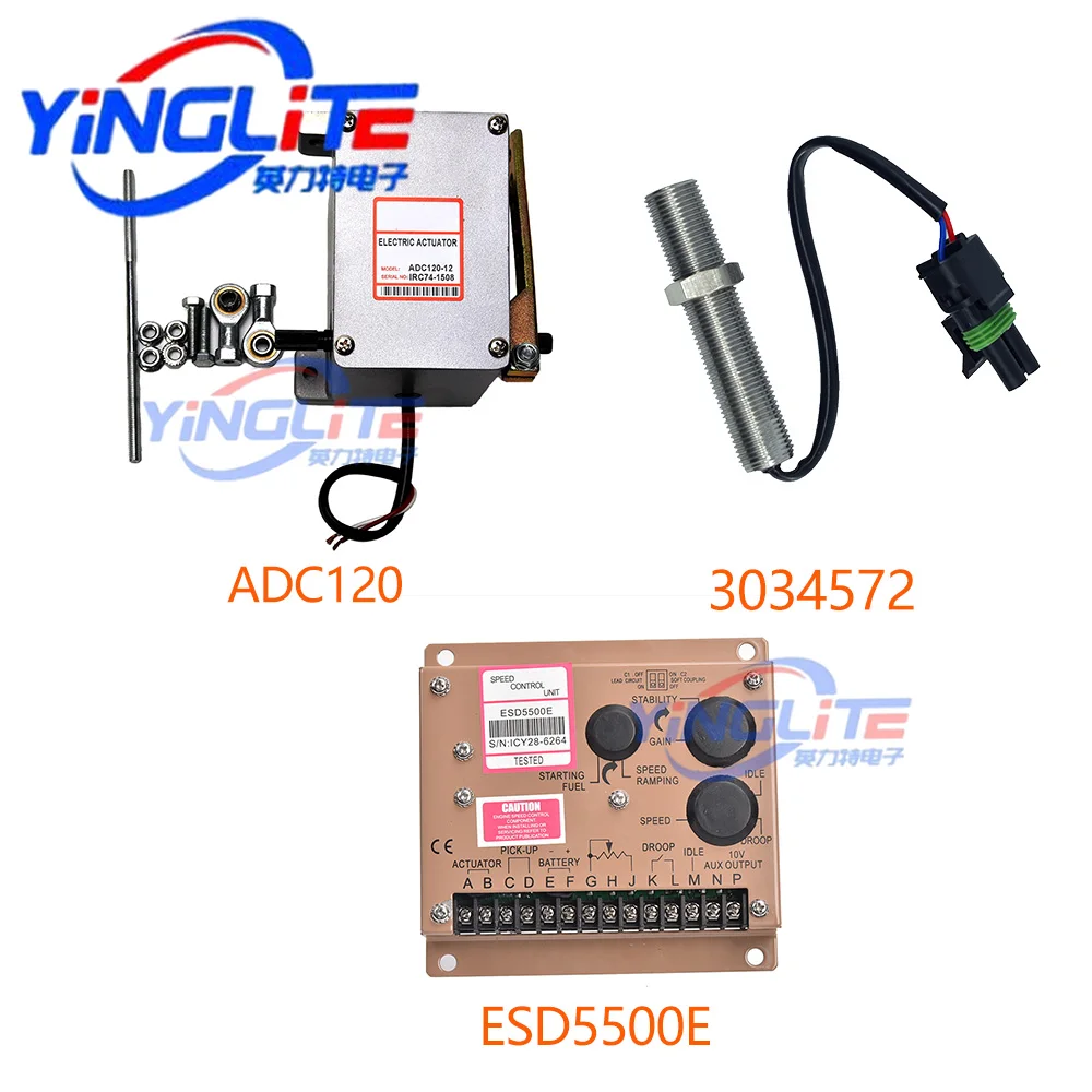 

Комплект привода дизельного двигателя ADC120 Xeon с датчиком скорости 3034572 и контроллером скорости ESD5500E - 1 комплект
